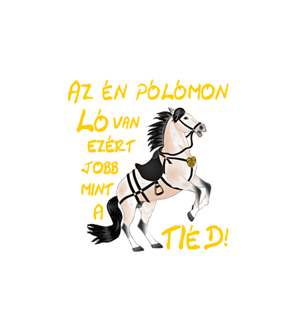  minta fehér pólón