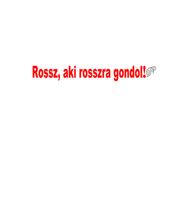  minta fehér pólón