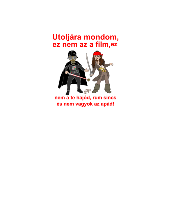  minta fekete pólón