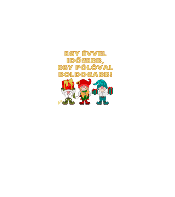  minta fehér pólón