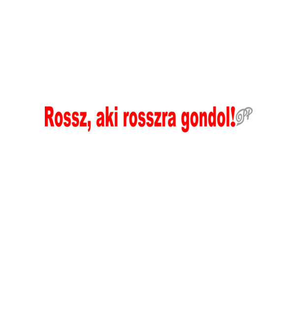  minta fehér pólón