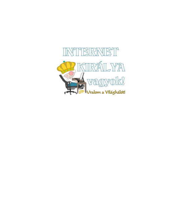  minta királykék pólón