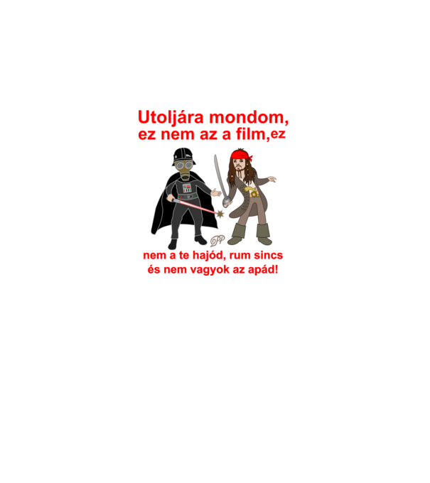  minta fekete pólón