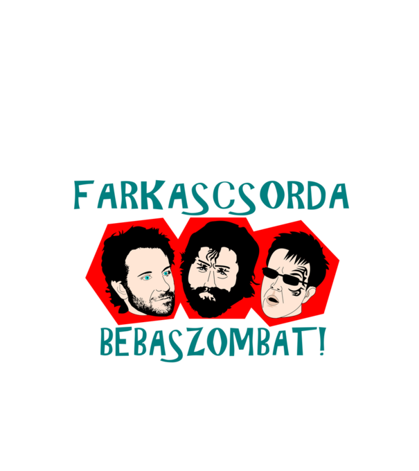  minta fekete pólón