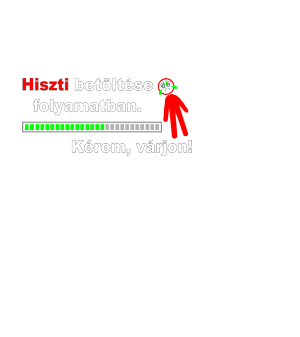  minta fehér pólón