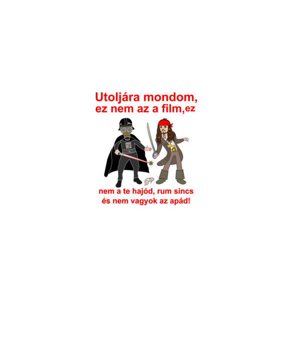  minta fekete pólón