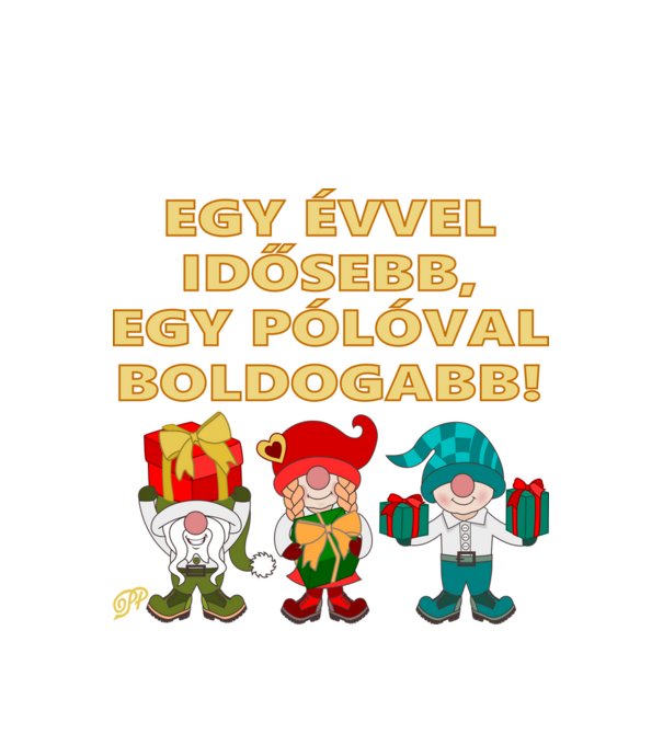  minta fehér pólón