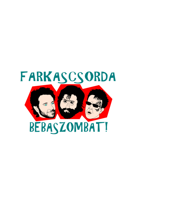  minta fekete pólón