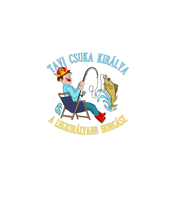  minta királykék pólón