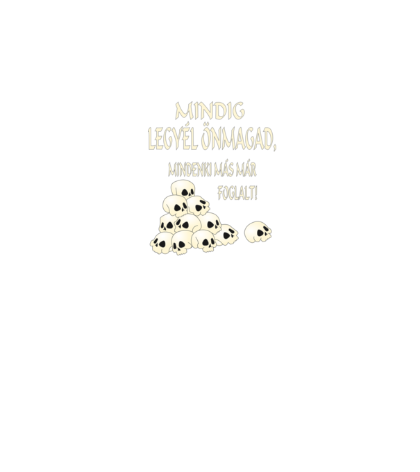  minta fekete pólón
