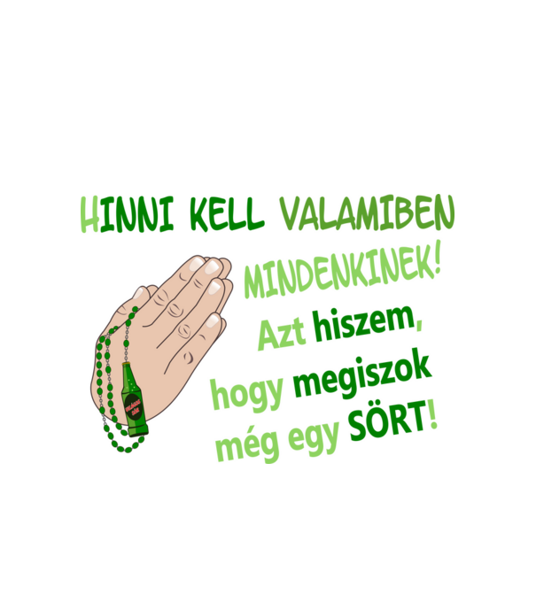  minta fehér pólón