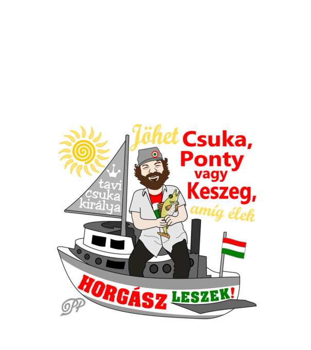  minta királykék pólón