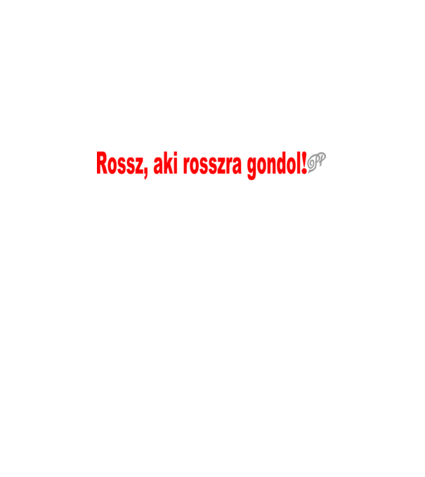  minta fehér pólón