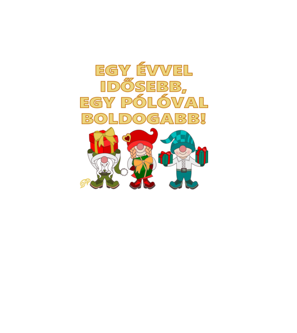  minta fehér pólón
