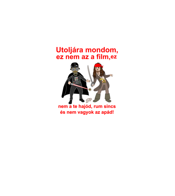 minta fekete pólón