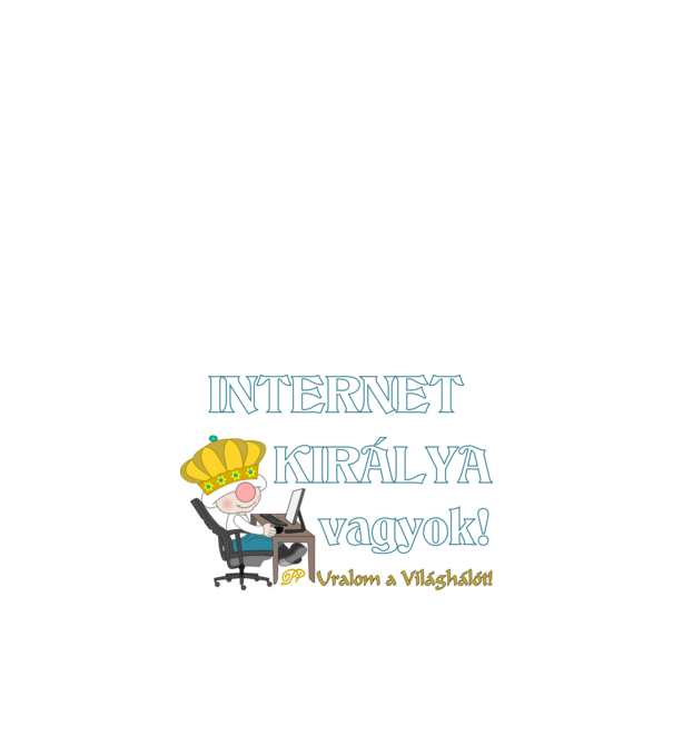  minta királykék pólón