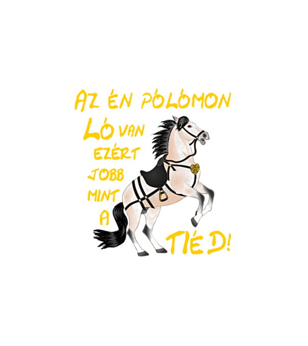  minta fehér pólón