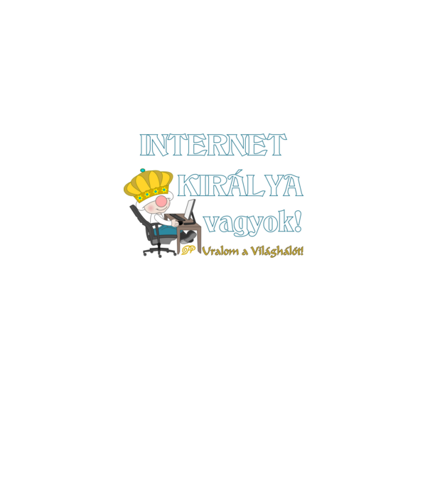  minta királykék pólón