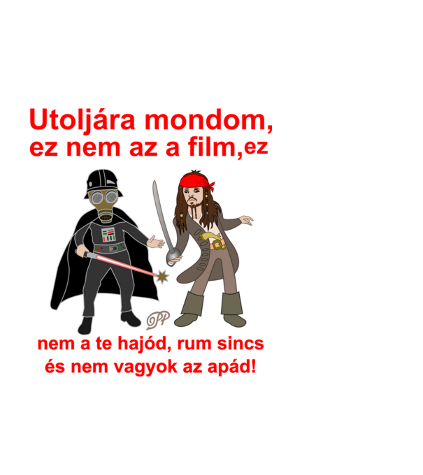 minta fekete pólón