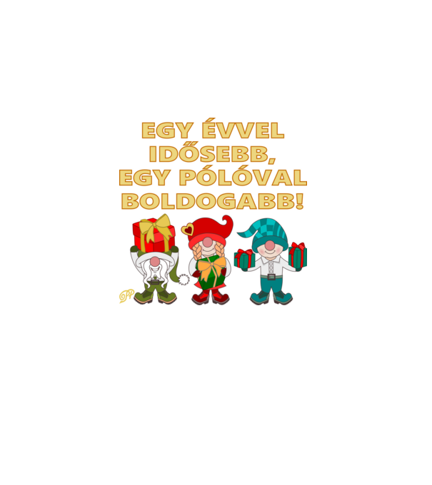  minta fehér pólón