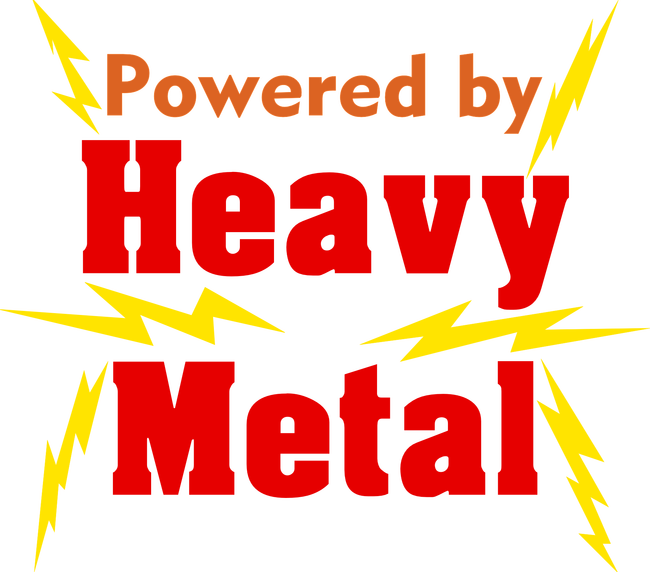 Powered by Metal - átszínezhető