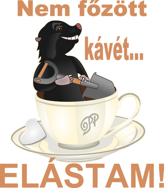 Kávés Vakond