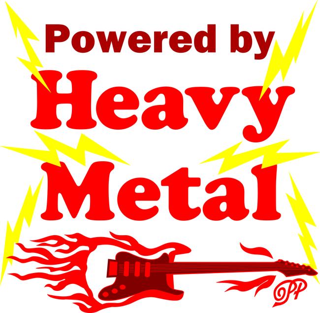 Heavy Metal Powered Guitar
