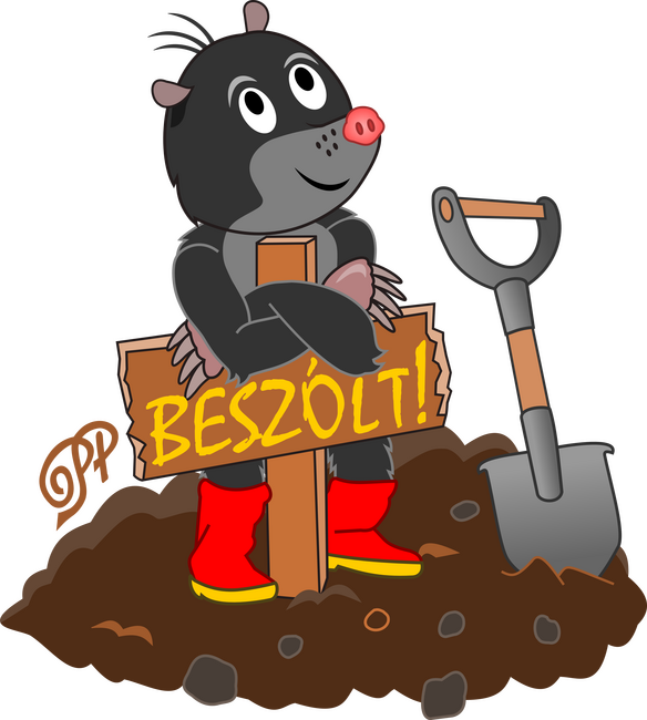 Beszólt! Vakond Fejfával