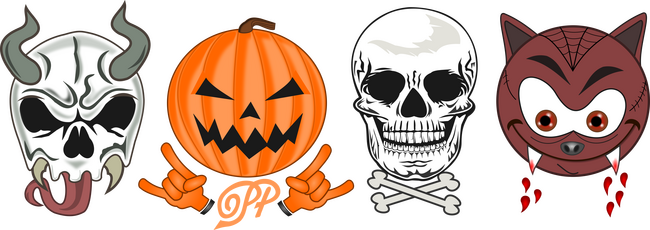 Halloween Fejek