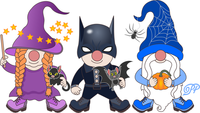 Halloween Jelmezes Manók
