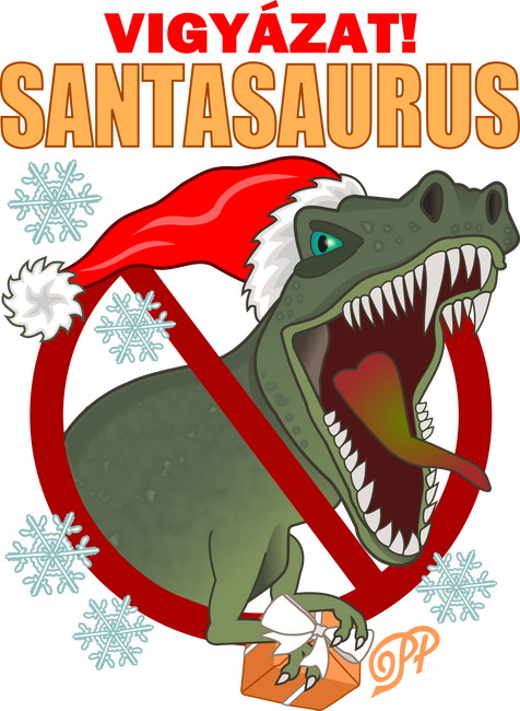 Karácsonyi Dínó Santasaurus