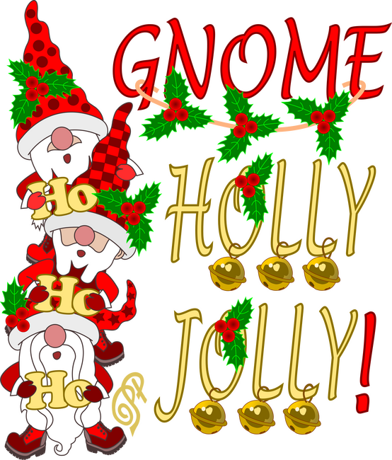 Gnome Holly Jolly