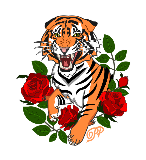 Tigris Stílus fehér felirattal