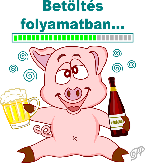 Betöltés Folyamatban Borral