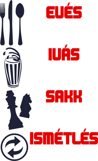 Napirend Sakk - Átszínezhető minta