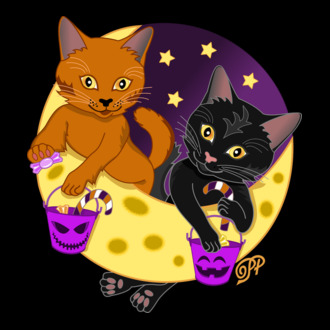 Halloweeni Cicák