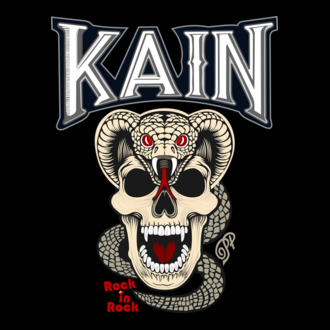 Kain Logó Kobrás Koponyával