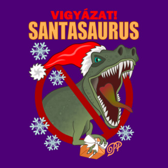 Karácsonyi Dínó Santasaurus
