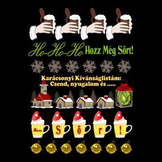 Karácsonyi Vicces Mintás -SÖR