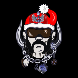 Lemmy Santa Head