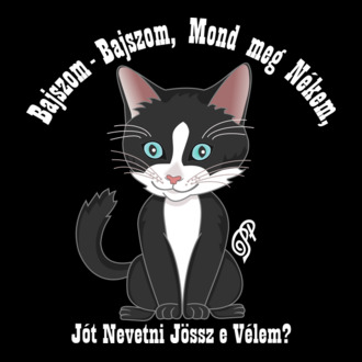 Nevettető Bajszos Cica