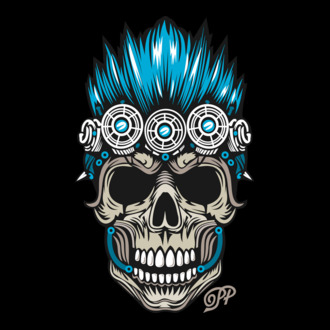 Steampunk Koponya