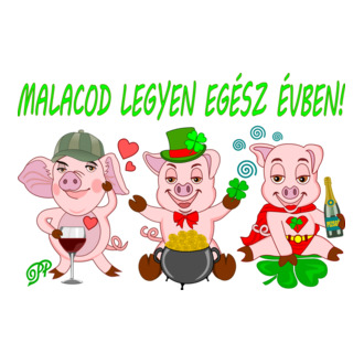 Újévi Köszöntő Kismalacokkal