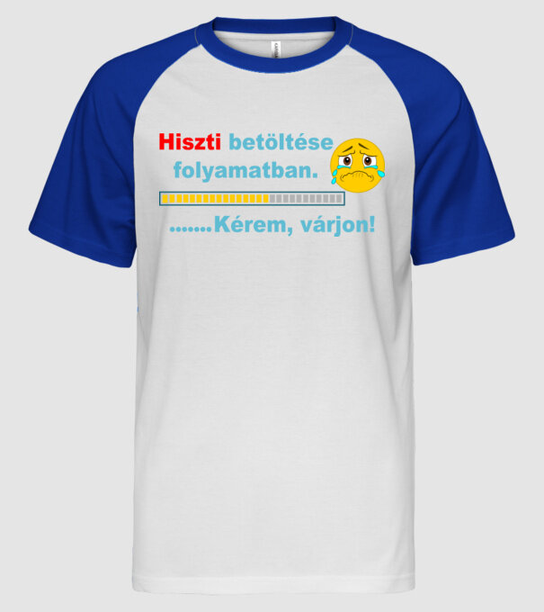 minta fehér/royal pólón