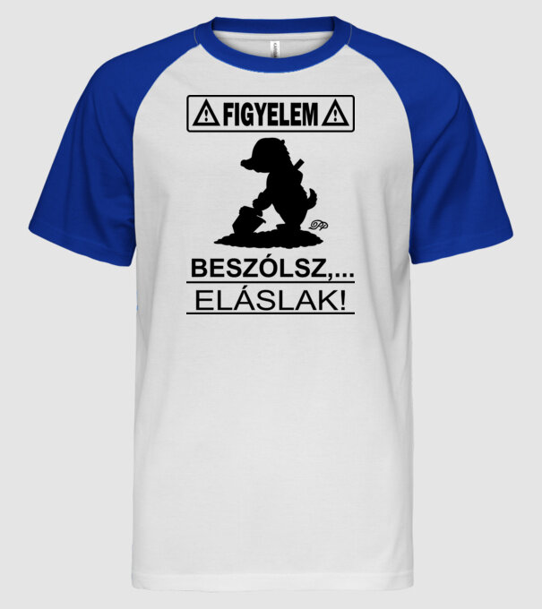 minta fehér/royal pólón