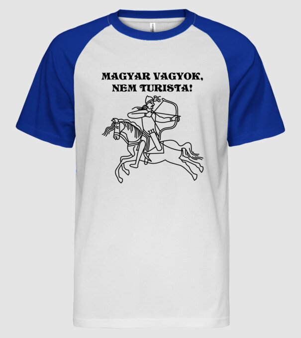 minta fehér/royal pólón