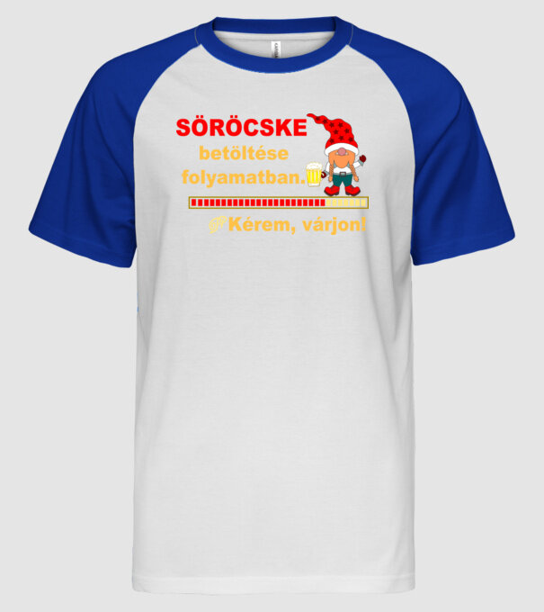  minta fehér/royal pólón