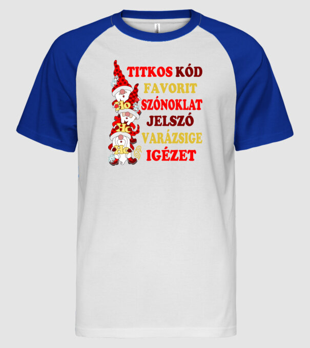  minta fehér/royal pólón