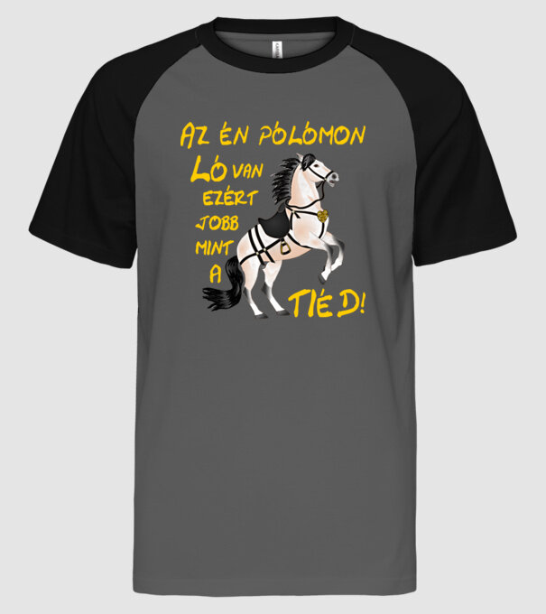  minta szürke/fekete pólón