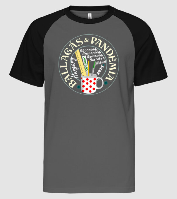  minta szürke/fekete pólón